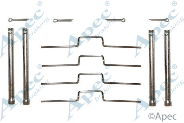 APEC BRAKING Комплектующие, колодки дискового тормоза KIT555